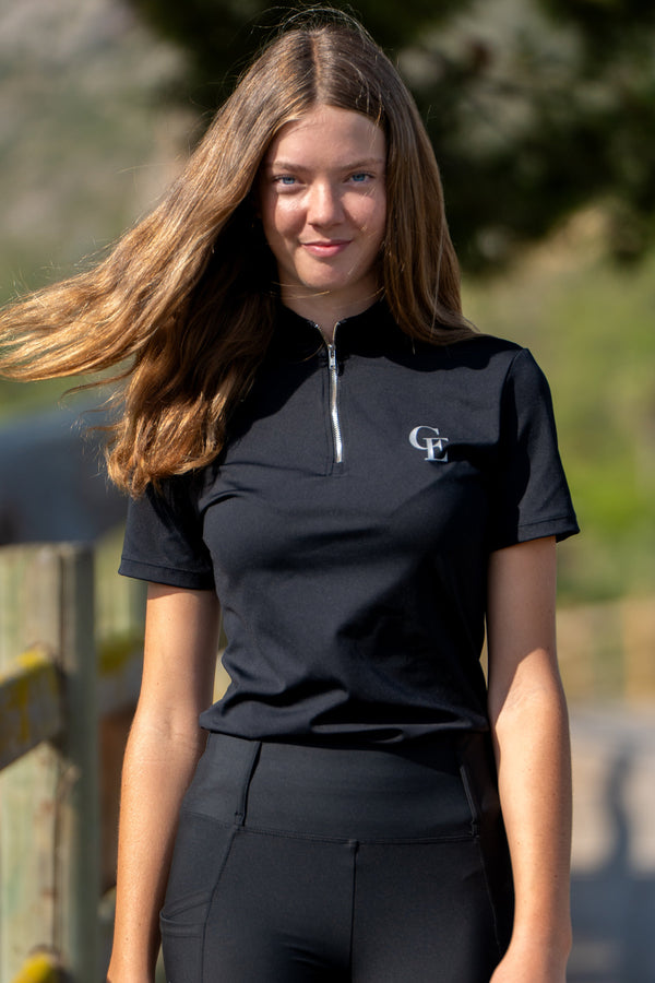 Haut d'équitation femme manches courtes – ActiveFit | Celiana Equestrian