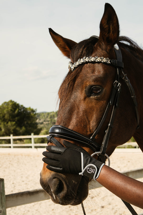 Silver Storm Gloves de Celiana Equestrian