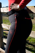 Breeches de equitación Red Motion full grip