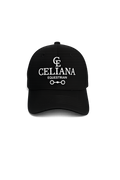 Gorra equitación unisex negra premium