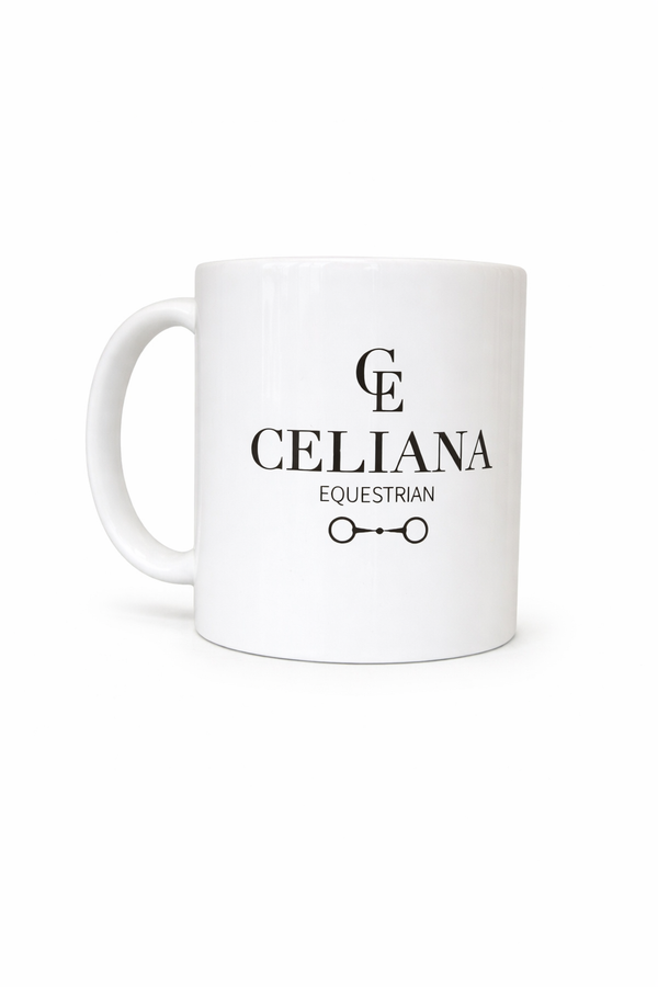 Taza ecuestre de cerámica – Diseño exclusivo | Celiana Equestrian