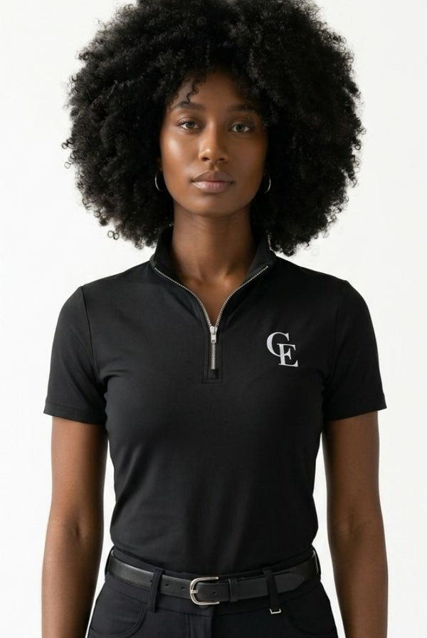 Top de equitación mujer manga corta – ActiveFit | Celiana Equestrian