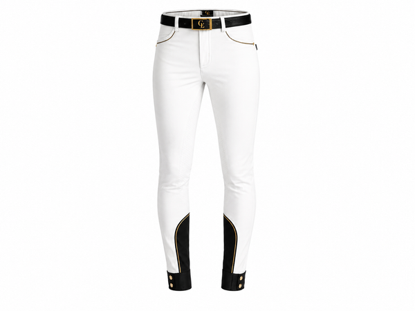 Pantalón de equitación hombre concurso – Imperial White | Celiana Equestrian