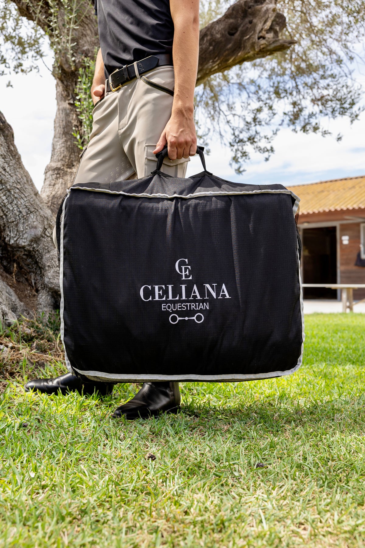 Housse pour tapis de selle cavalier